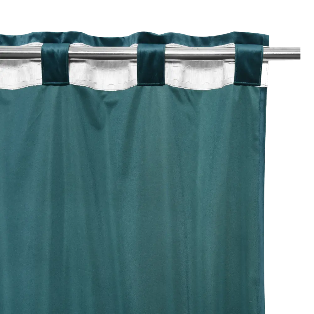 INSPIRE Tony Emerald - Бирюзовая штора со скрытыми петлями 200x280 см 83321314 STLM-1021685 - Вид №3