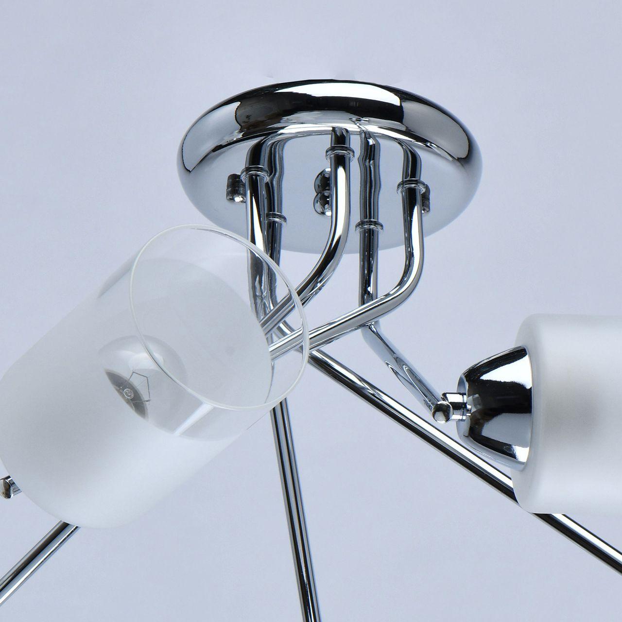 Потолочная люстра De Markt City Олимпия 638014405 DE MARKT ОЛИМПИЯ 328383 Хром;белый - Вид №1