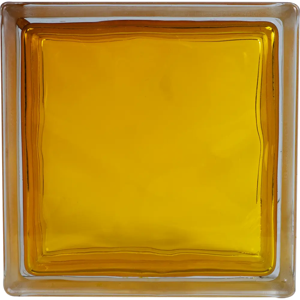 Стеклоблок Богема Волна цвет ярко-медовый VITRABLOCK STLM-2104952 - Вид №2