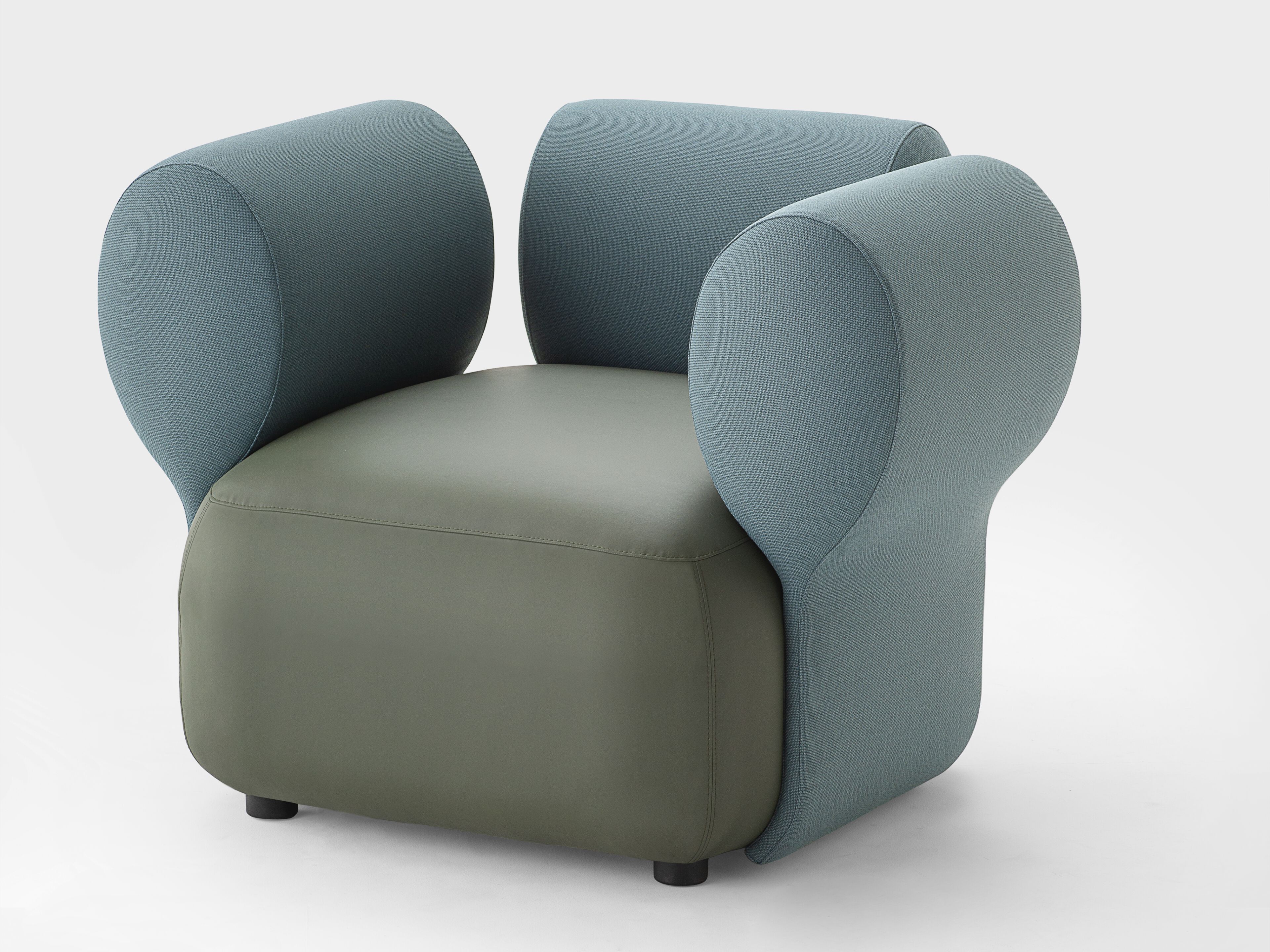 Тканевое кресло с подлокотниками Kastel Klipper ARCH-00077776