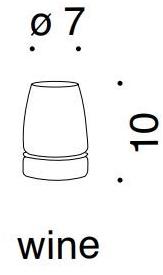 Danese Milano Выдувной хрустальный бокал для вина Ovio Dc6002c09  - Вид №6