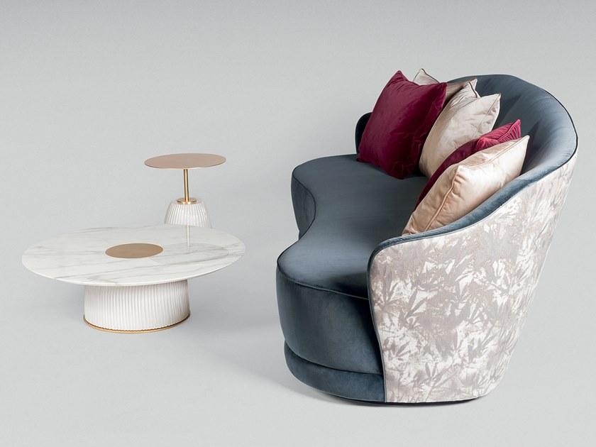 Paolo Castelli Низкий стол из керамики и мрамора калакатта  Tav.dion.120  - Вид №2