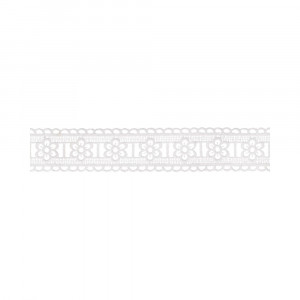 3080 Гипюр 33 мм в пакете Турция белый Gamma