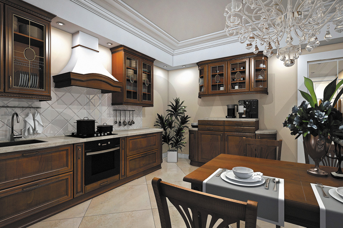 Фасады для кухни Аврора  «Ювента» SIDAK SIST2671-489 - Вид №1