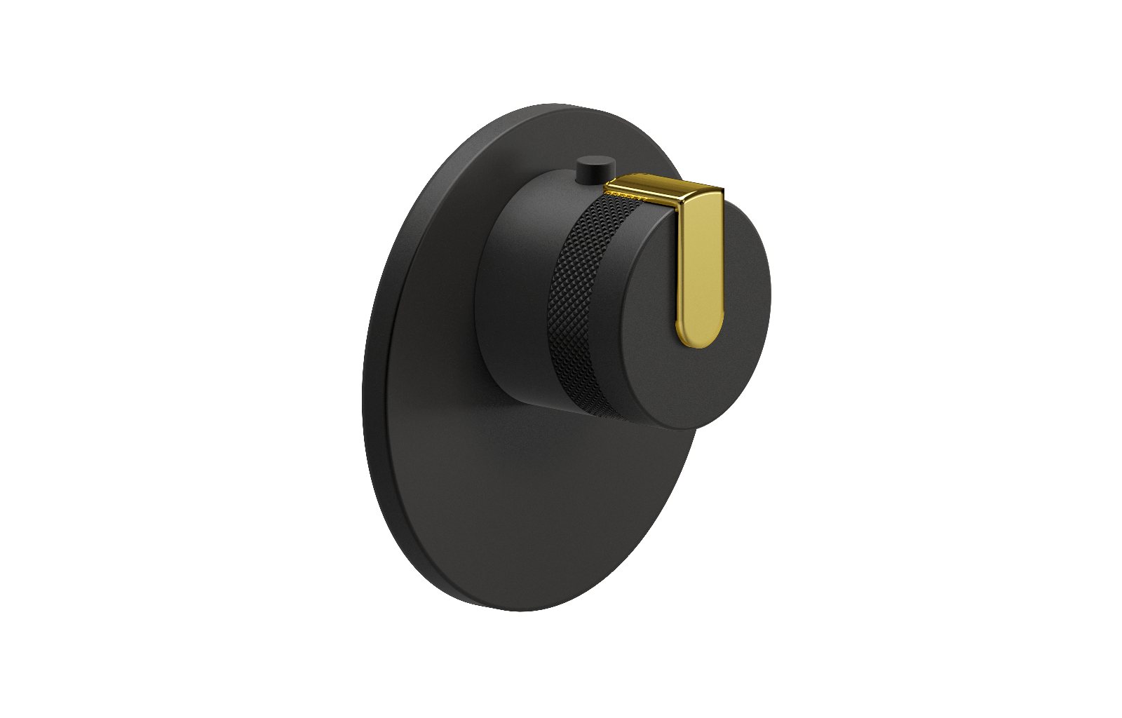 E-8027-R1BKE-L1PB-MBK-T Термостатический переключатель 3/4-Внешняя часть GRAFF MOD+