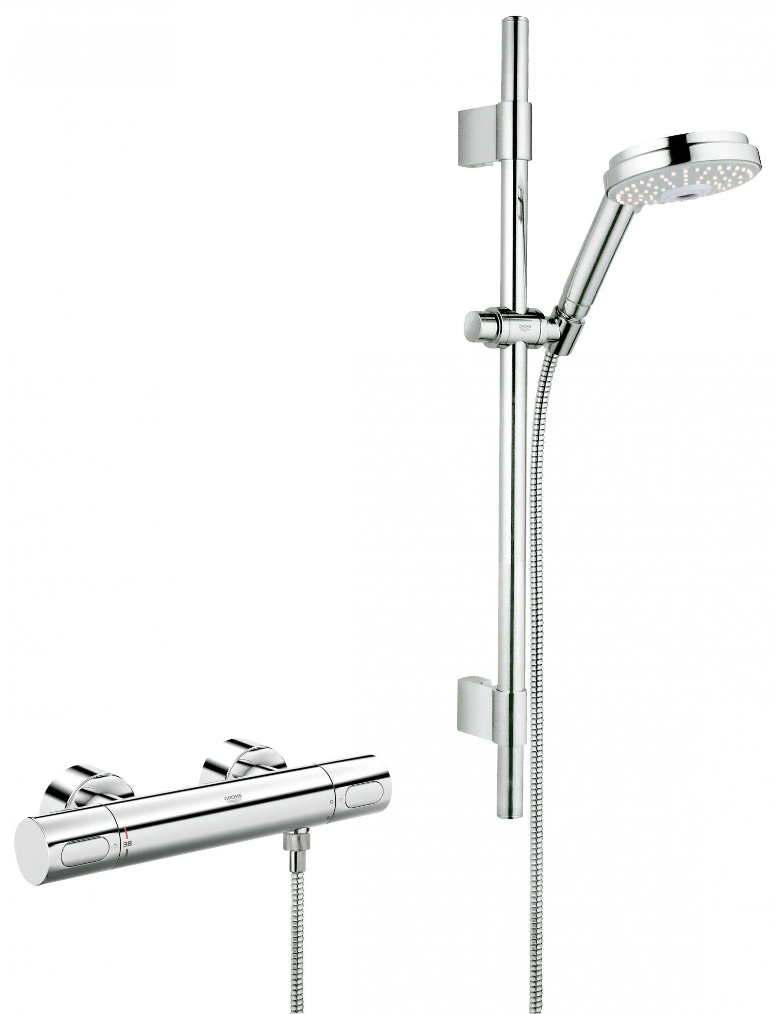 34275000 Термостатический смеситель для душа Grohe Grohtherm 3000 Cosmopolitan хром