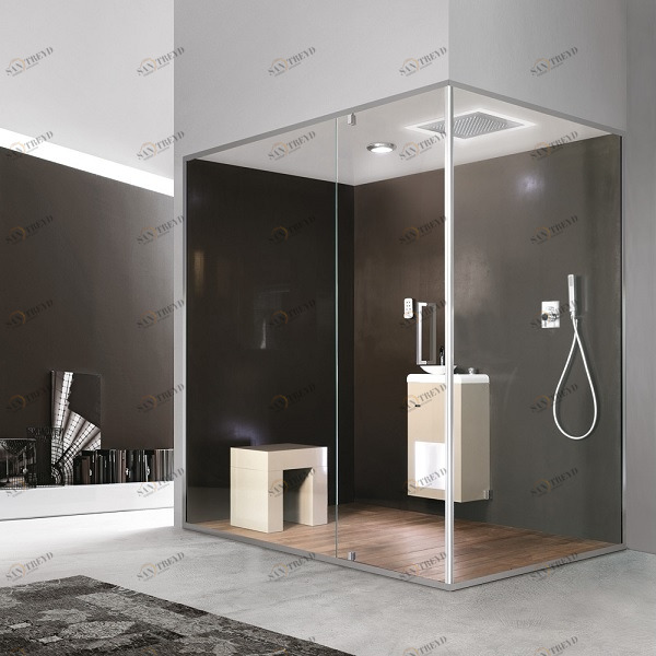 Ограждение для душа и турецкой бани Gemini 5 190х120 см 1GNO6S0 Gruppo Geromin