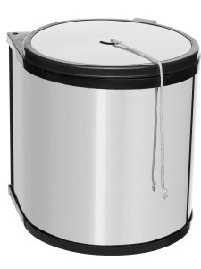 Ведро для мусора на дверцу шкафа Columba 400/11 Chrome NAVAKO