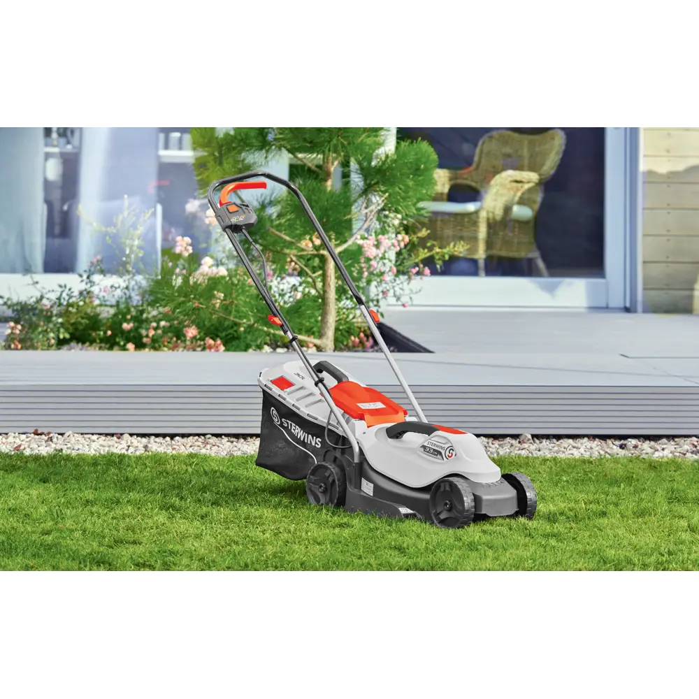 81968063 Газонокосилка электрическая Sterwins ELM1-33P.4 1200 Вт 33 см STLM-0016009  - Вид №15