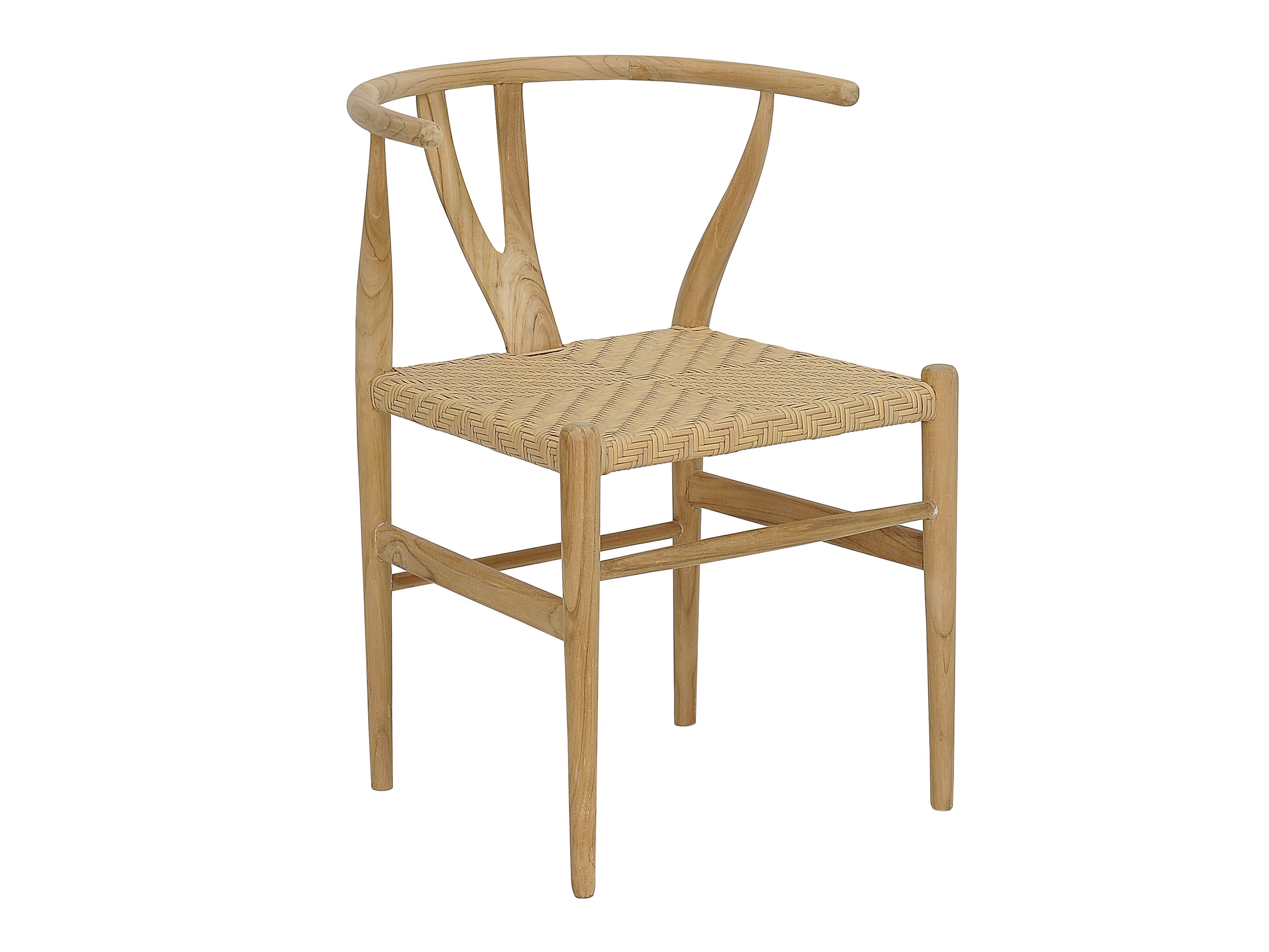 Стул для сада из тикового дерева cbdesign Wishbone ARCH-00125811 - Вид №8