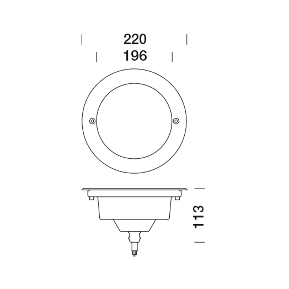 8481313 Встраиваемый в пешеходный пол Platek MEDIO FULL INOX  MEDIO FULL INOX - LED 3000K 28°  - Вид №6