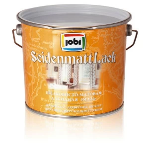 Эмаль Jobi Seidenmattlack (ЗайденматтЛак) 2,7л белая "БАЗА A"