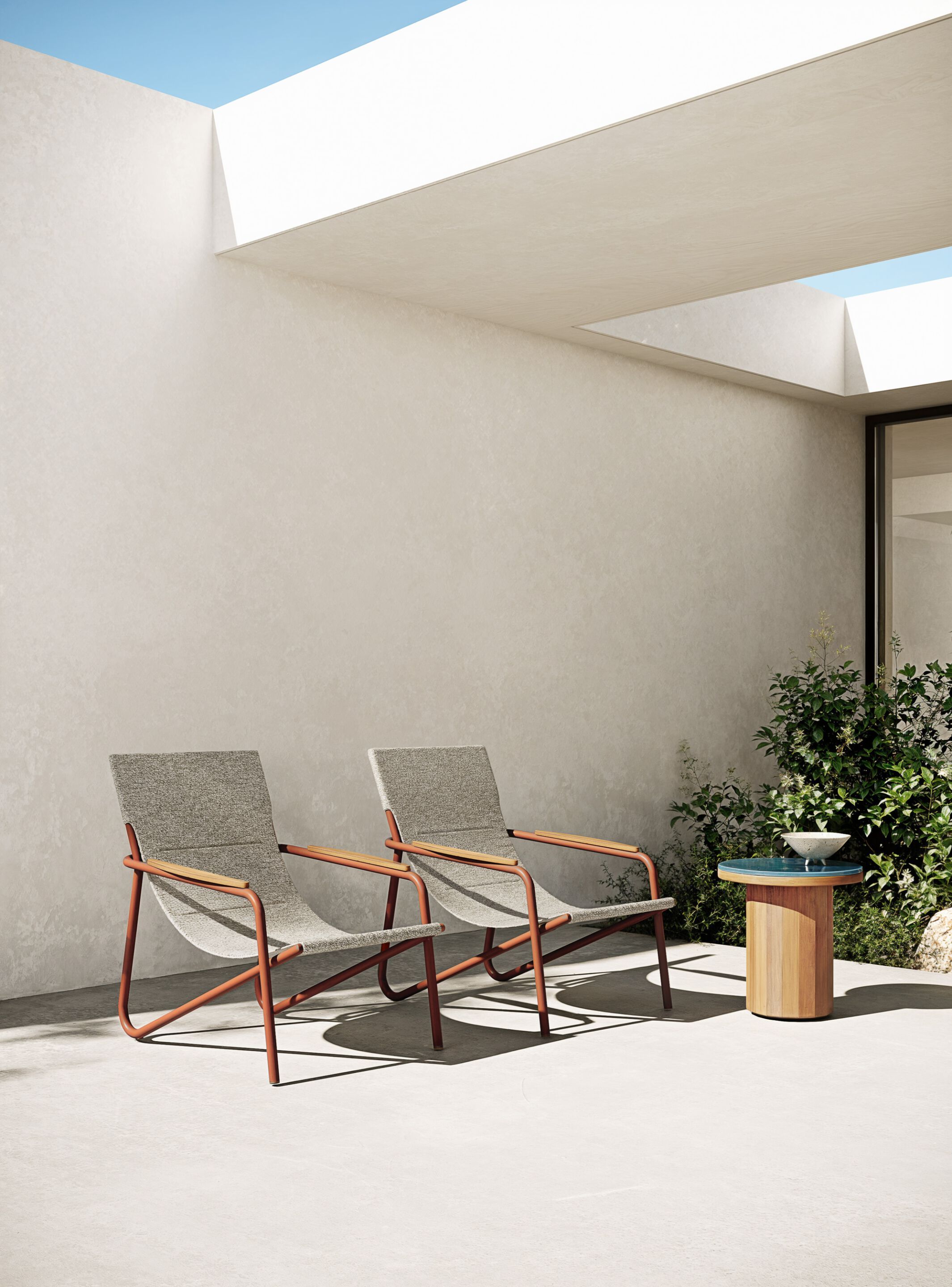 Алюминиевый шезлонг с подлокотниками Atmosphera Закинф ARCH-00020024 - Вид №1