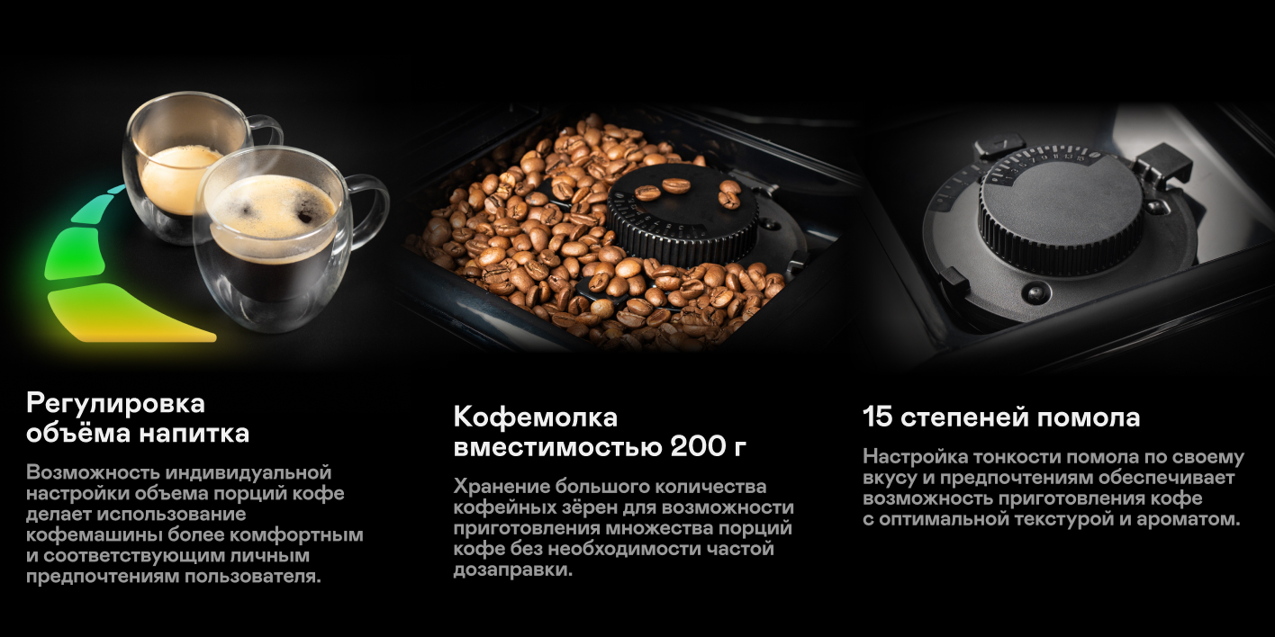 9161862 Кофемашина автоматическая Garlyn L2000 черный STDN-0039205 - Вид №13