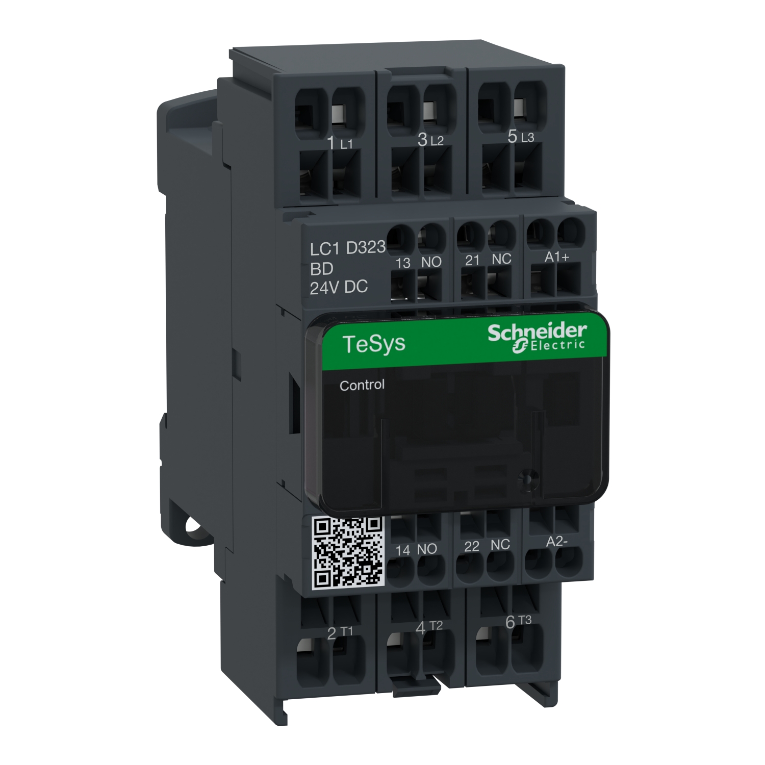 LC1D323BD Контактор LC1D 3P 32А 440/24В DC 15кВт Schneider Electric TeSys 