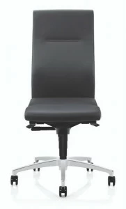 ZÜCO Регулируемое по высоте вращающееся офисное кресло, обитое кожей Cubo advanced flex Cx 103