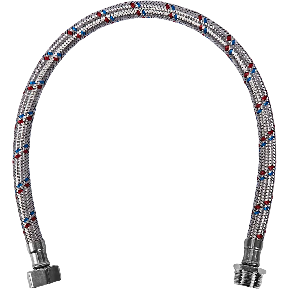 Гибкая подводка для воды ДТРД 50 см x 1/2" наружная-внутренняя резьба STLM-2003179 - Вид №2