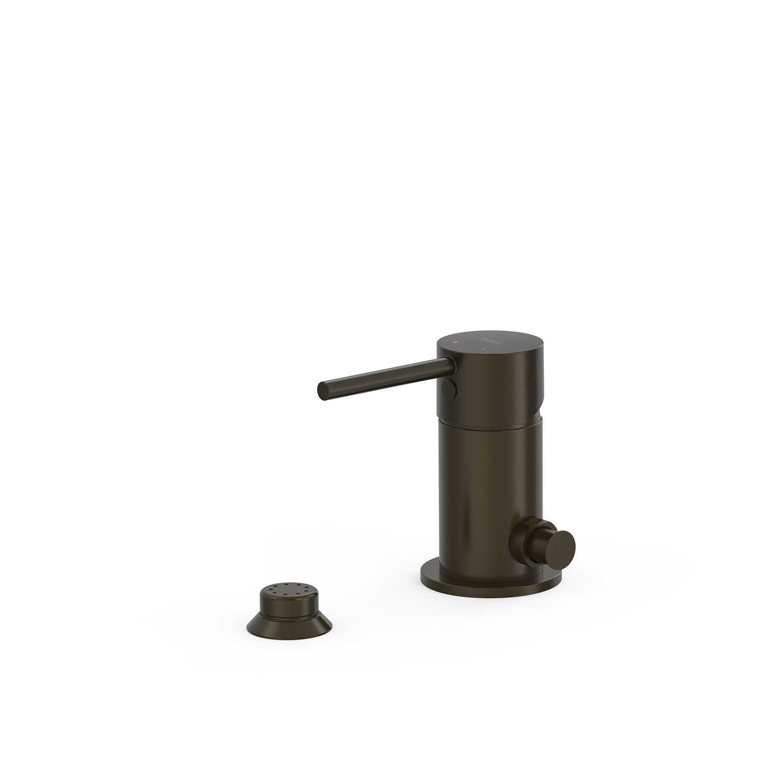 РАБОЧИЙ смеситель для биде с одной ручкой и переходом в маленький душ-26113010KMB TRES 