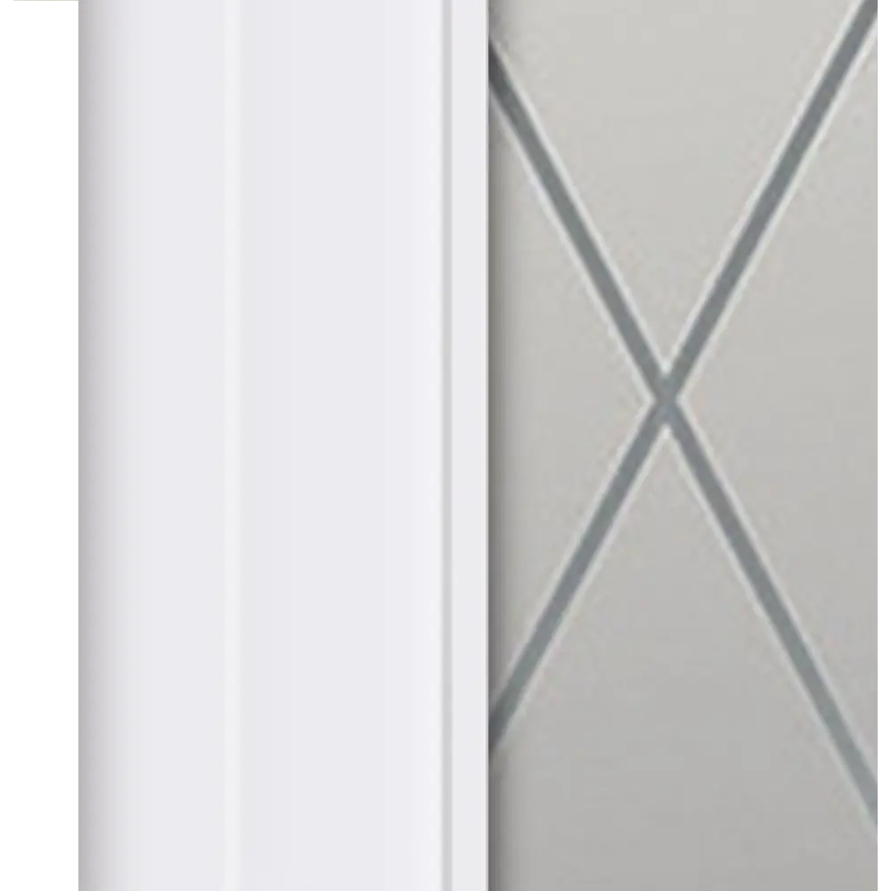 Дверь межкомнатная Сканди 3V остекленная эмаль цвет белый 70х200 см VELLDORIS STLM-2077026 - Вид №2