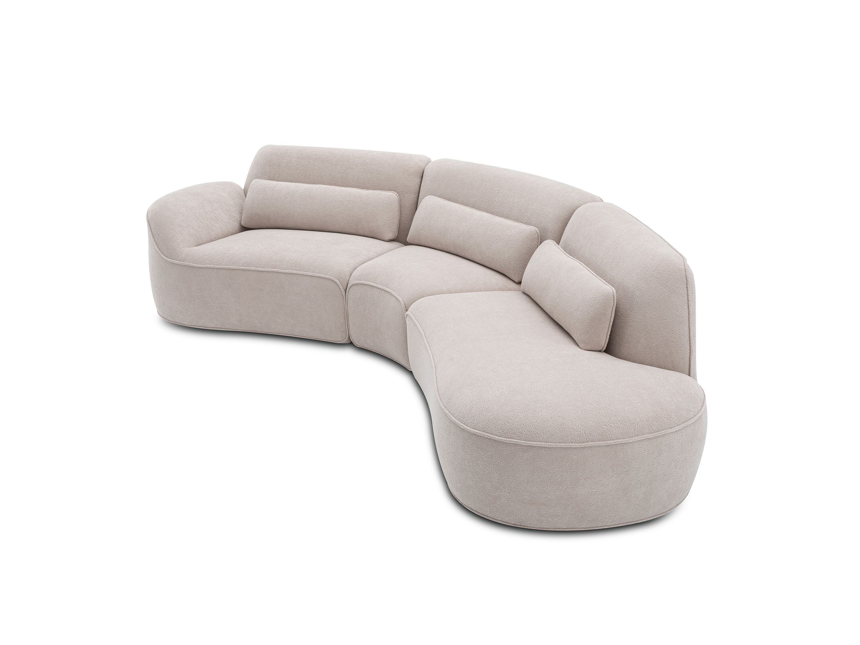 Модульный изогнутый диван из ткани CAMPO DE' FIORI CL383 ARCH-00152265 - Вид №4