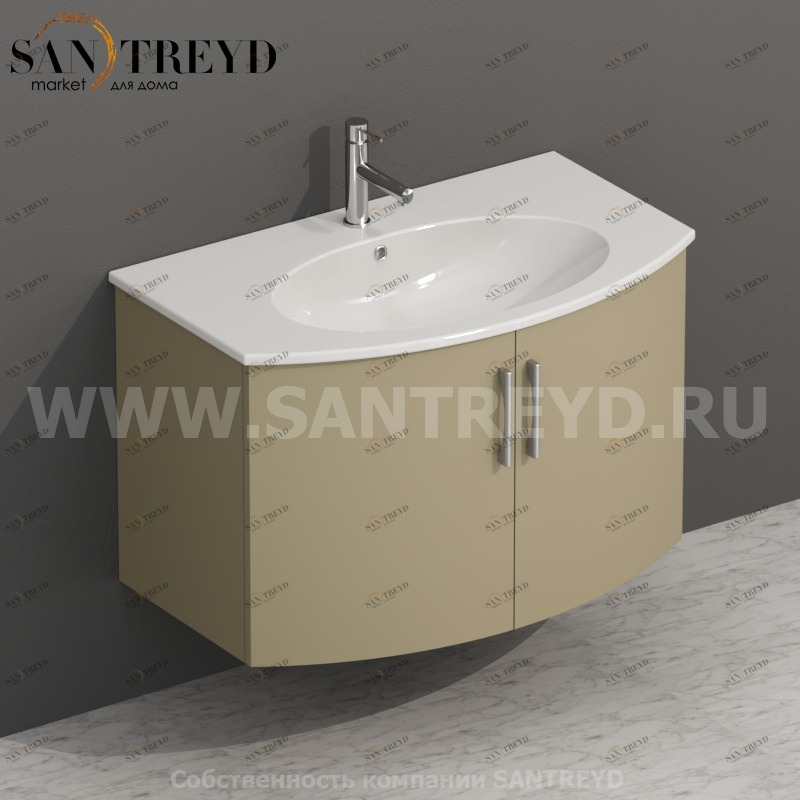 MDMA80Y135 Тумба с двумя створками 78 см коричневая Globo 4ALL Италия Ceramica Globo