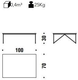 Moroso Прямоугольный журнальный столик из стали и хрусталя Aerozeppelin sun-id-1514593 - Вид №2