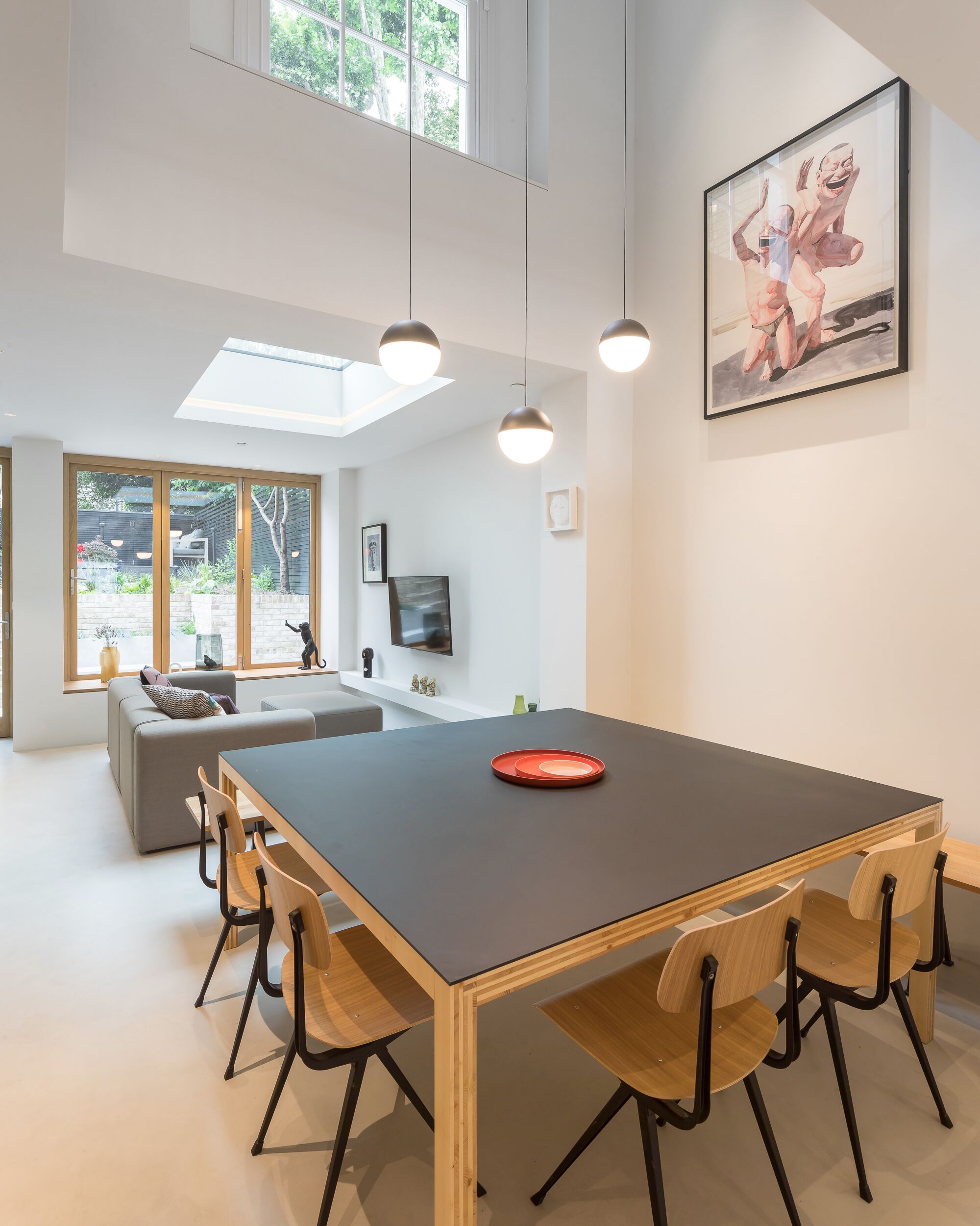 Квадратный стол для совещаний из ели Established&Sons Table ARCH-00013993