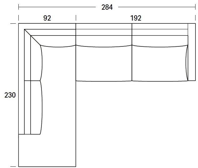 Felis Модульный угловой диван из ткани Softliving sun-id-1461648 - Вид №6