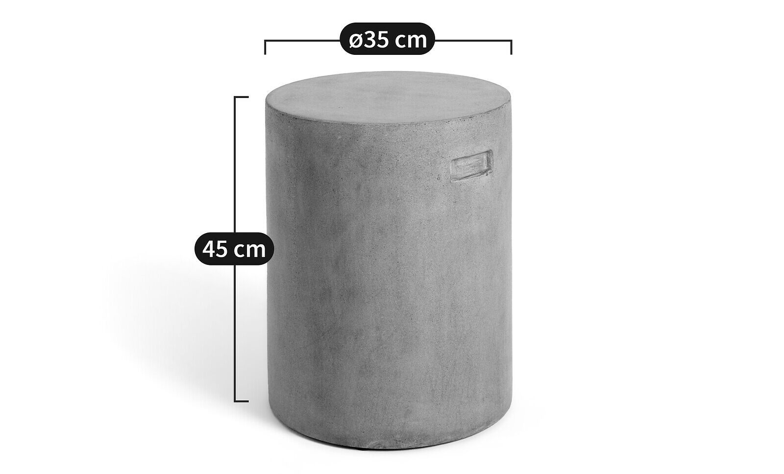 Круглый садовый журнальный столик из стекловолокна AMPM RASKIN ARCH-00067632 - Вид №7