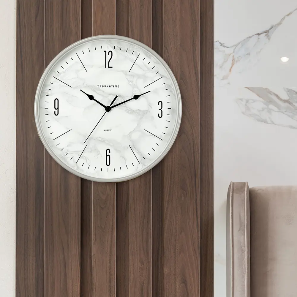 Настенные часы Troykatime «Мрамор» с элегантным дизайном 83544180 ДИЗАЙНЕРСКИЙ STLM-0041722 - Вид №4
