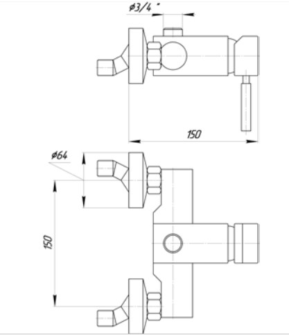 Смеситель MIGLIORE Fortis ML.FRT-5236.CR для душа  - Вид №1