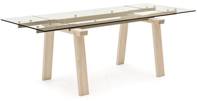 Calligaris Раздвижной прямоугольный стол из дерева и стекла  Cs/4091-xr  - Вид №1