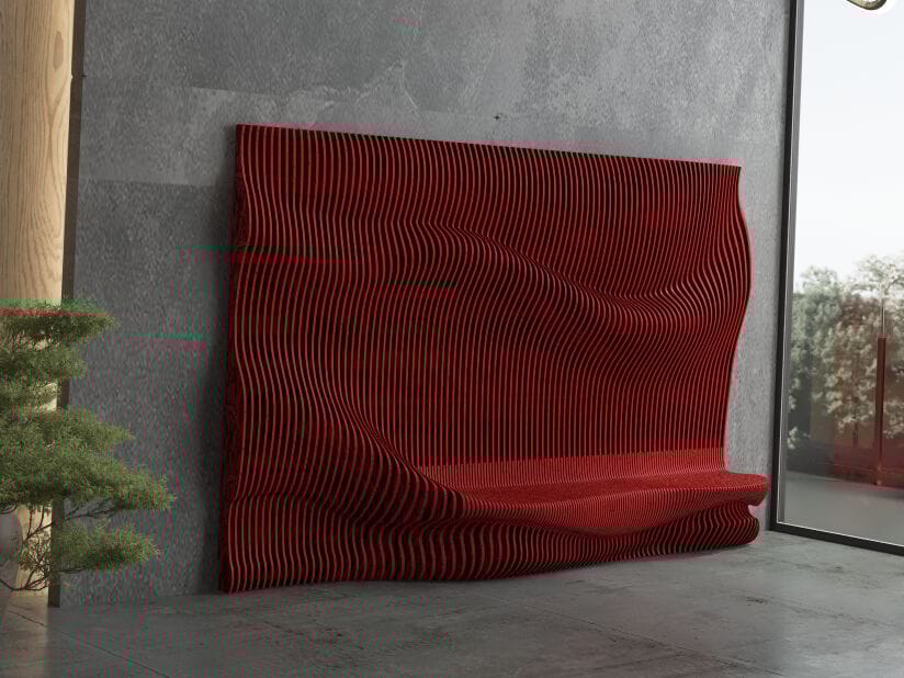 Параметрическая стеновая панель MYWOODREAM RESTY ARCH-00073857 - Вид №3