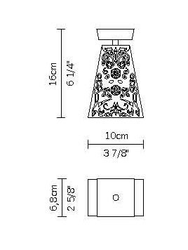Fabbian Vicky D69E01 00 потолочный 67560 - Вид №3