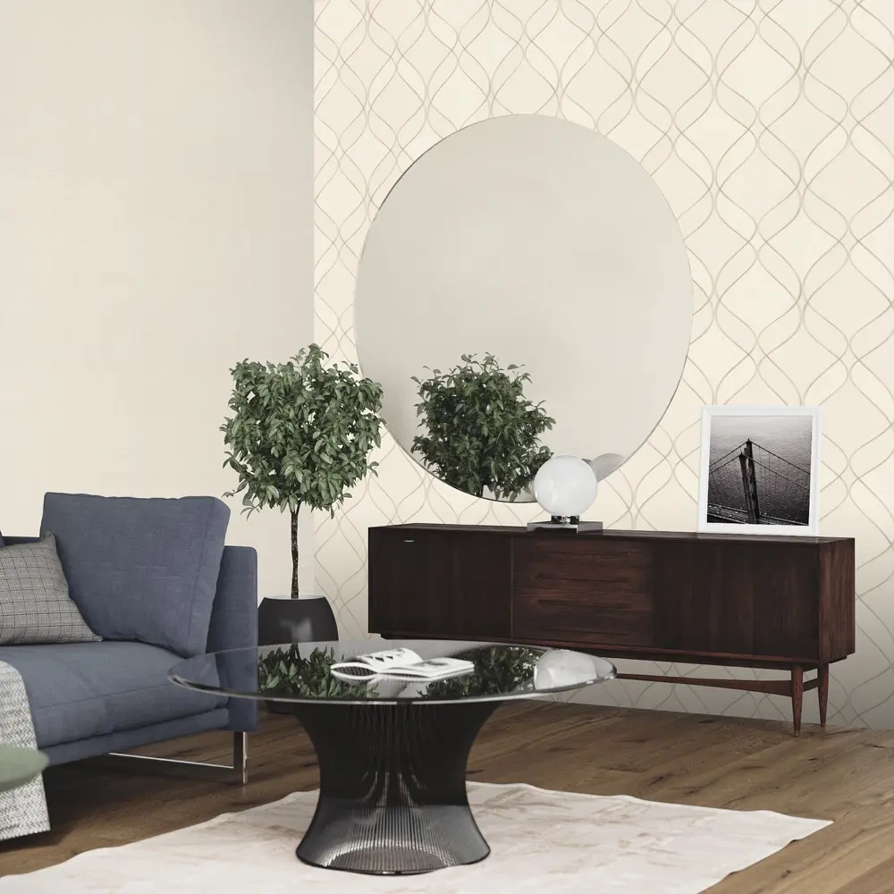 Обои флизелиновые Monte Solaro Mayfair белые 1.06 м MS9140-01 85852733 STLM-2184138 - Вид №3