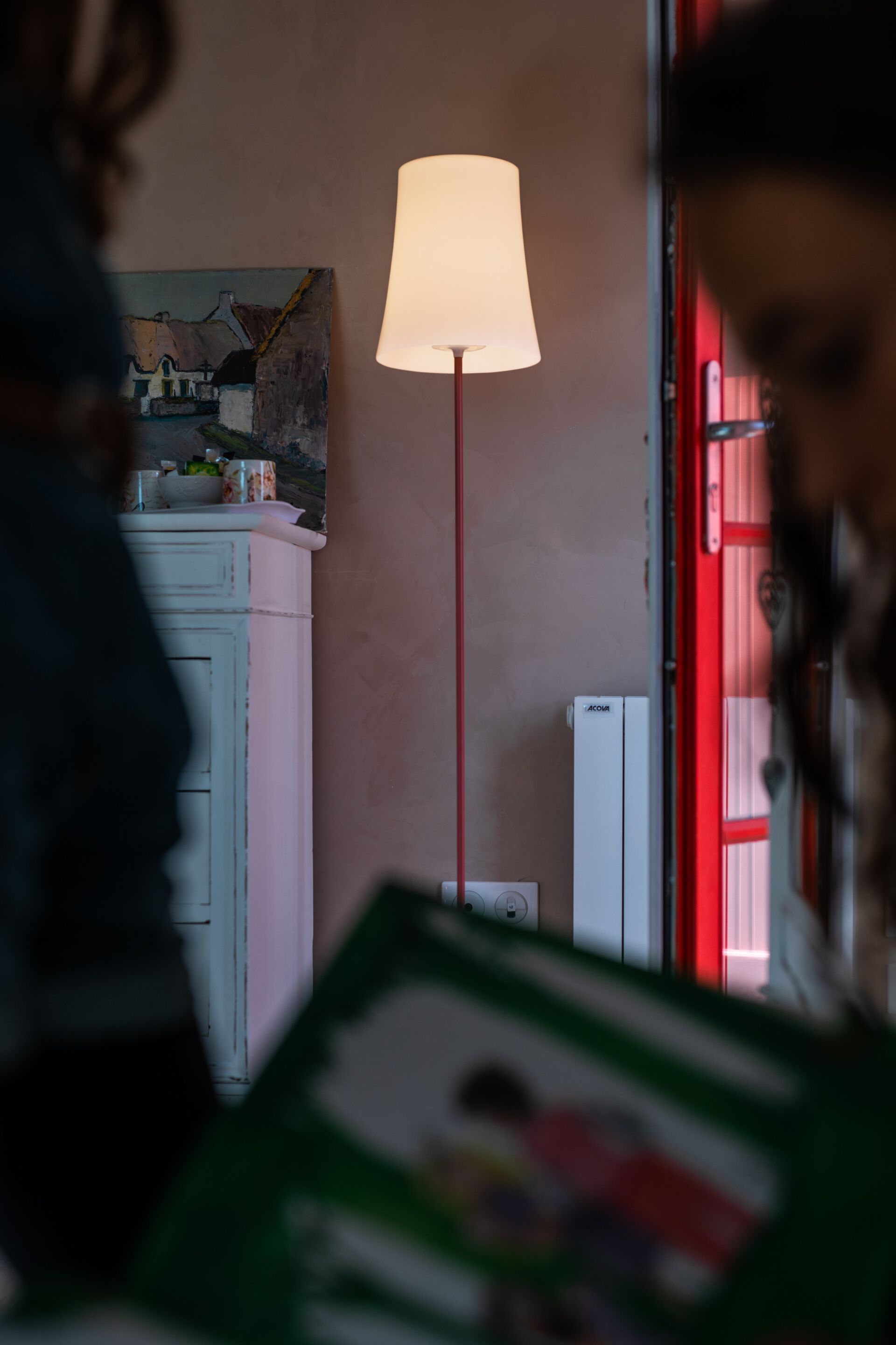 Напольная лампа из поликарбоната и окрашенного алюминия Foscarini птичка ARCH-00006770 - Вид №12