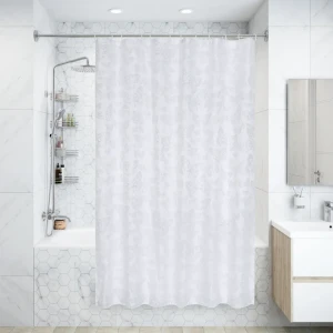 Штора для ванной комнаты Levity, 180x200 см, полиэстер