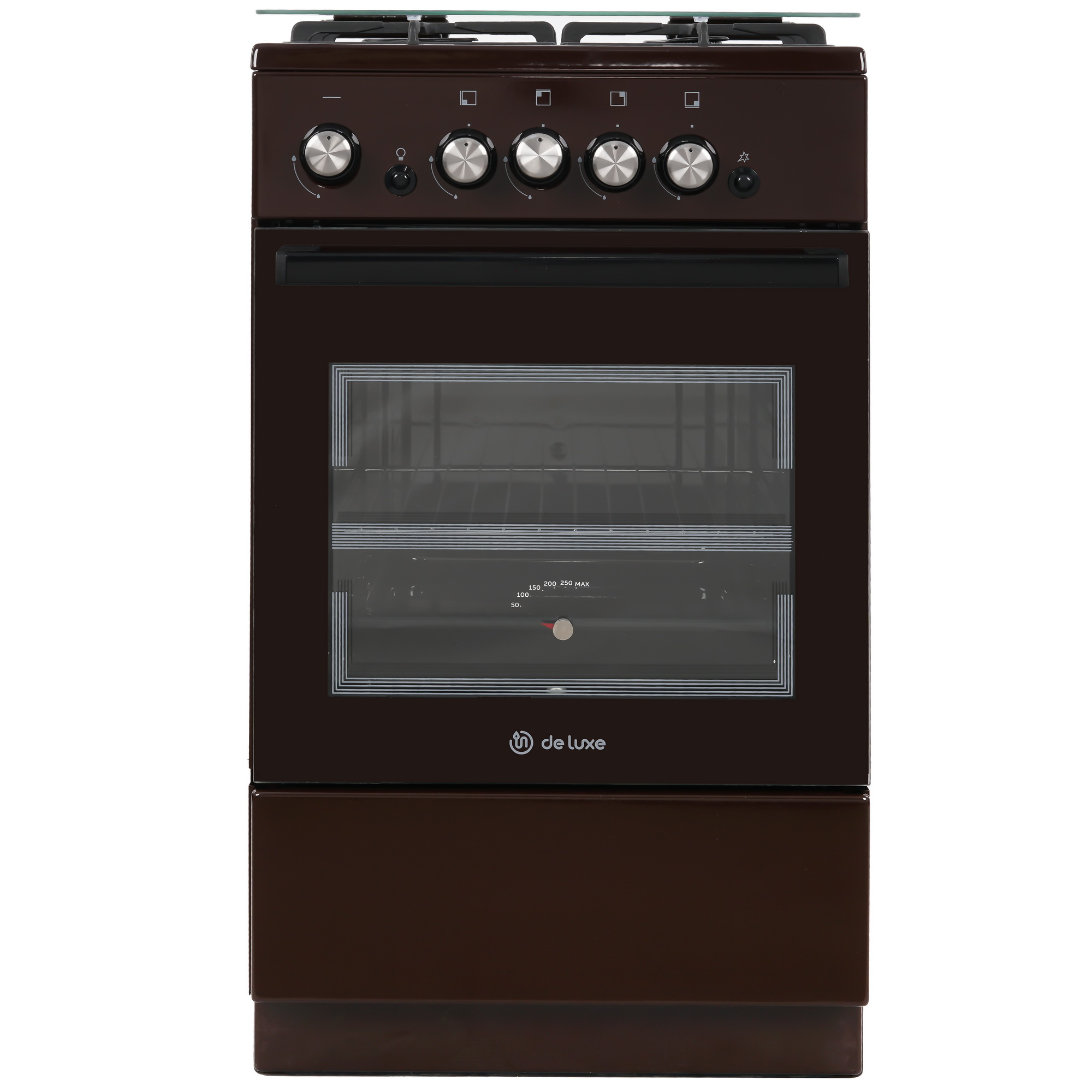 8195615 Газовая плита De Luxe 5040.32Г (КР) ЧР 014 коричневый STDN-0125206