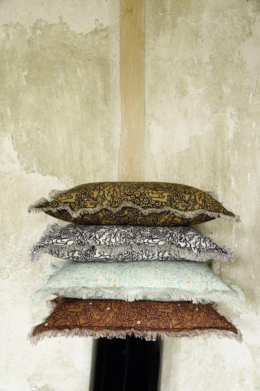 Élitis Подушка из льна с цветочными мотивами sun-id-1418296 - Вид №4