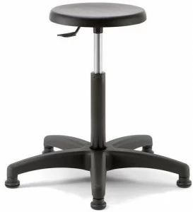 Linea Fabbrica Поворотный офисный стул с 5 спицами из полиуретана Mea