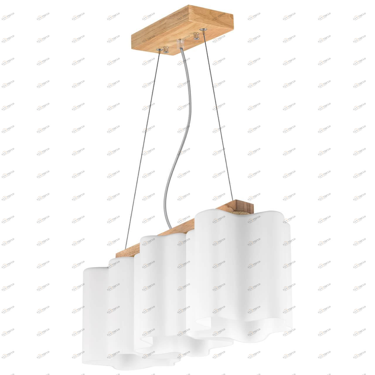 Подвесная люстра Lightstar Nubi Legno 802135 LIGHTSTAR ДИЗАЙНЕРСКИЕ, NUBI LEGNO 138220 Белый 