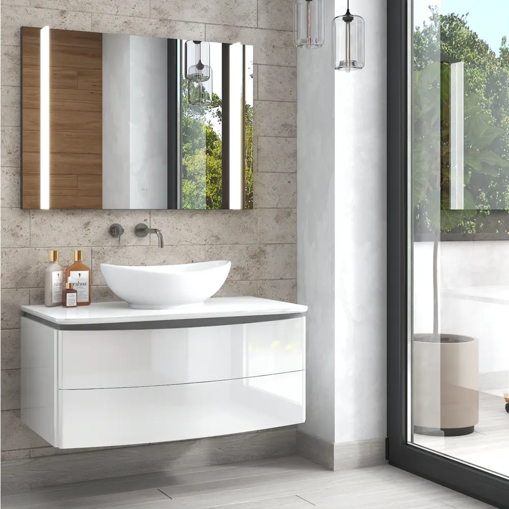 Зеркало Land с подсветкой 80x70 см 82253956 STLM-2076340 VIGO