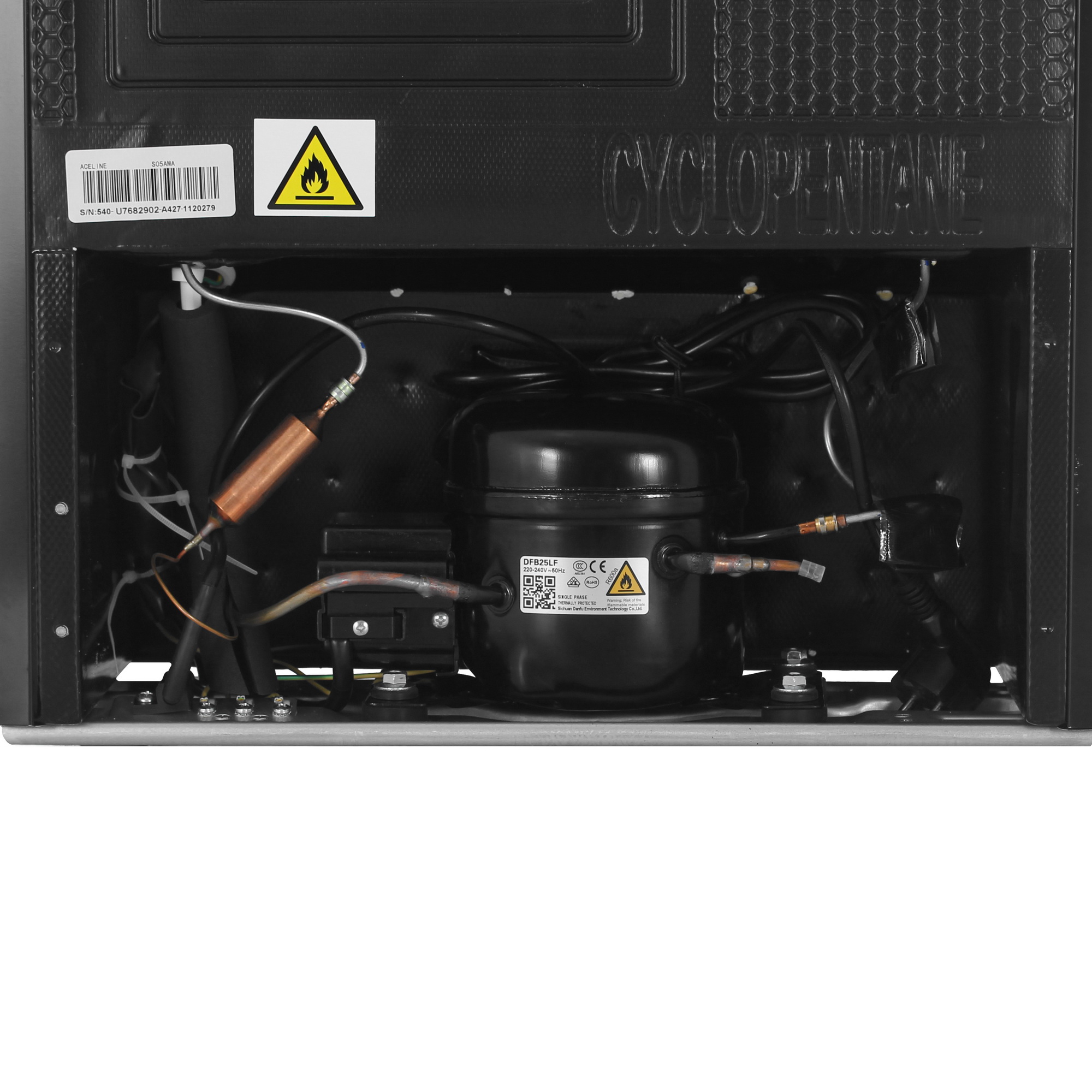 9223674 Холодильник компактный   Aceline S05AMA серебристый STDN-0050356 - Вид №11