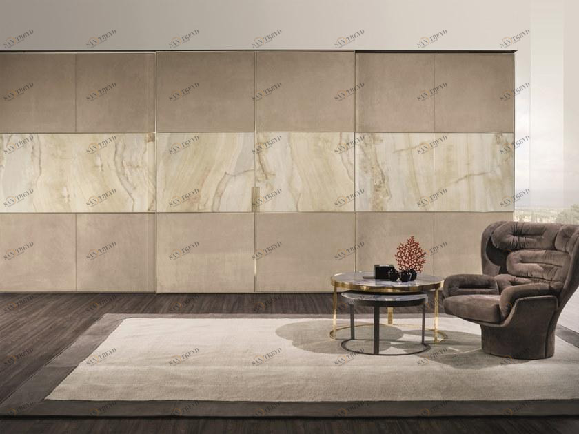 Longhi Кожаные буазери Aluminiun chic – doors Serie 338