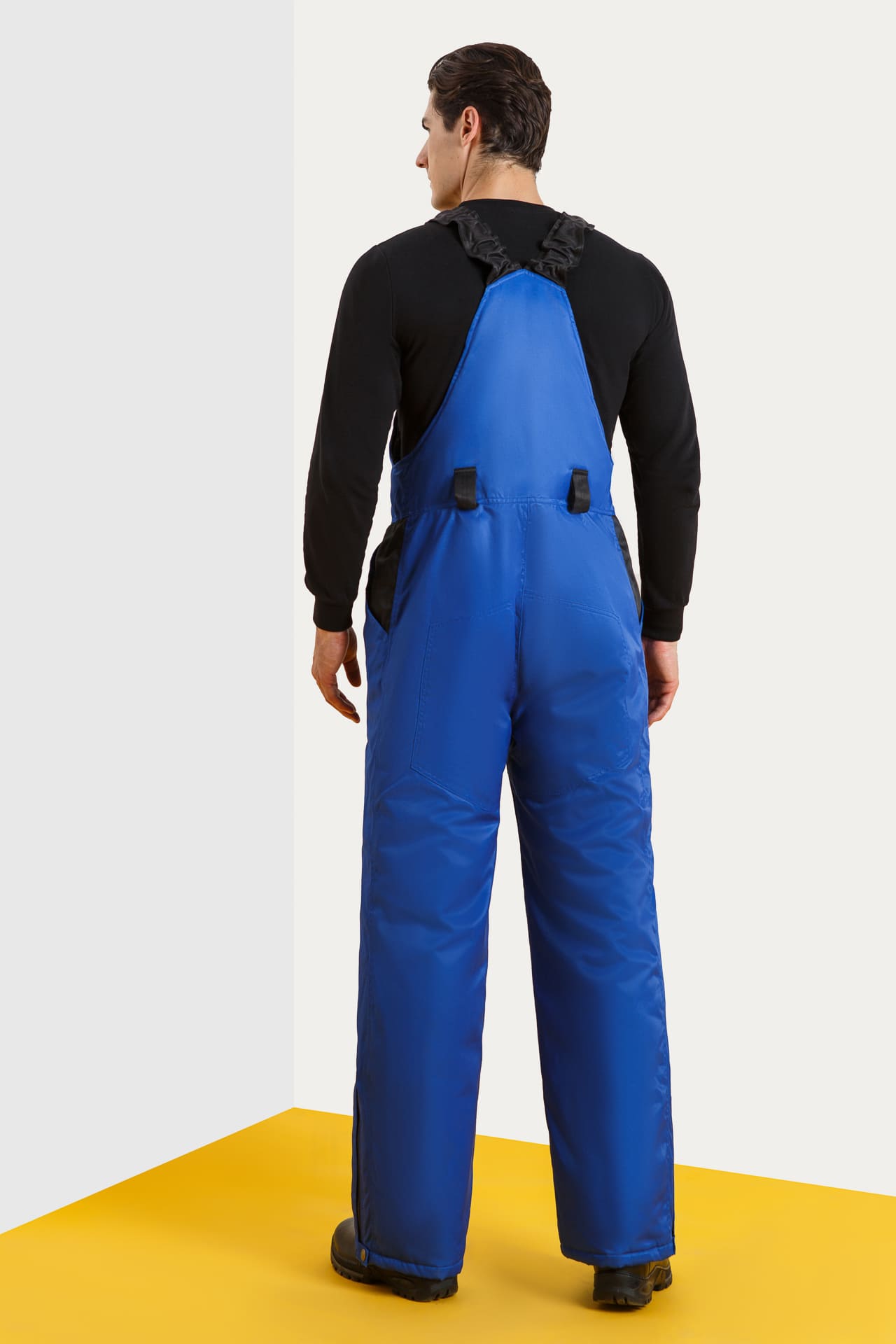 64891 Костюм "Профессионал" зимний василек-черный с СВП  Зимняя спецодежда  размер 52-54/170-176  - Вид №15