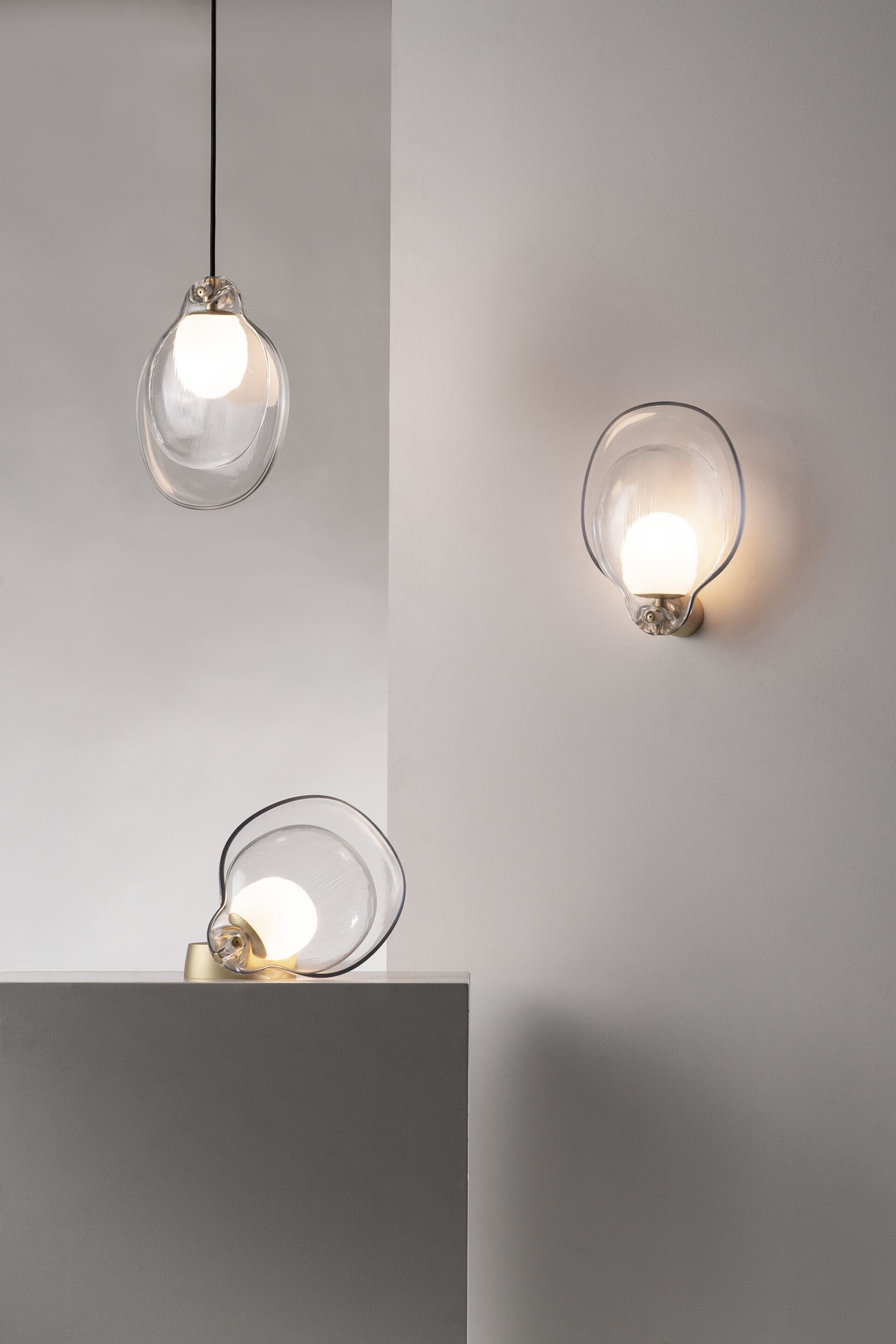 Стеклянная настольная лампа Rakumba лепесток ARCH-00020781 - Вид №2