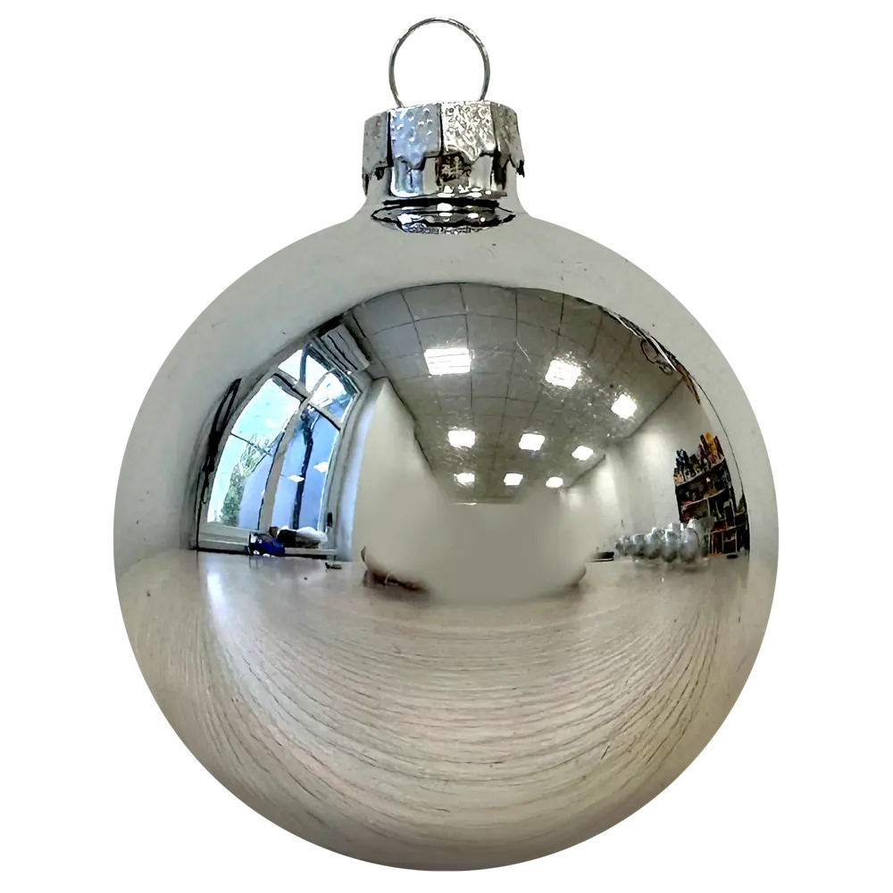 89381650 Набор елочных украшений Подвес ø5 см стекло серебряный 26 шт. STLM-1441038 Santreyd  - Вид №1