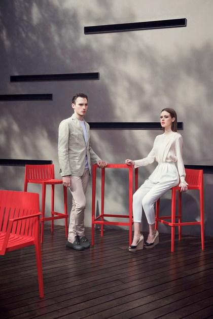 VONDOM Табурет садовый полипропиленовый Spritz sun-id-1401197 - Вид №5