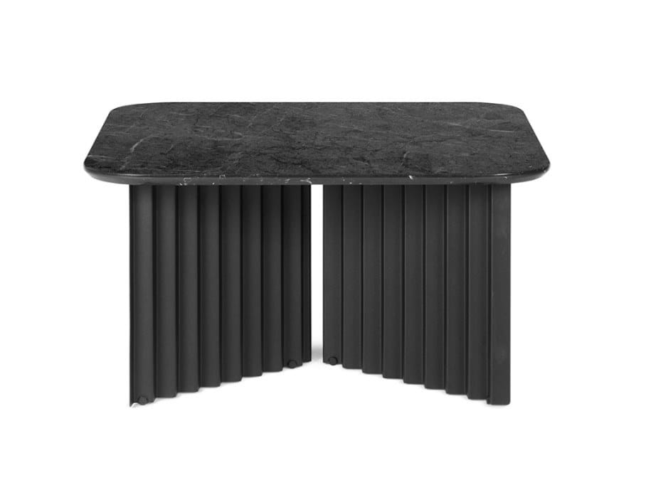 Мраморный низкий квадратный журнальный столик и стальная основа RS Barcelona Plec ARCH-00047733 - Вид №3