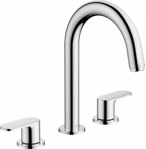 71553000 Vernis Blend Смеситель для раковины на 3 отверстия со сливным гарнитуром Hansgrohe